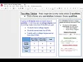8 SP 4 Intro to Two Way Tables