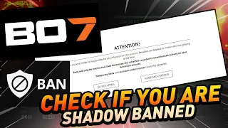 How to check if you are SHADOW BANNED in Black Ops 7 Warzone MW3