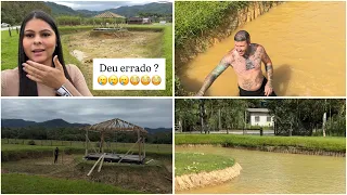 DEU ERRADO ??? 😳😳MOSTREI TUDO DO NOSSO AÇUDE DO SITIO | resumo dos ultimos 6 meses 