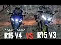 Lagu ADU MUKA‼️ YAMAHA R15 V3 VS R15 V4🔥, LHO TERNYATA LEBIH KEKAR YANG LAWAS !?😲