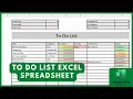 How To Make A Daily To Do List In Excel