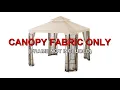 Replacement Canopy Cottleville Gazebo - LCM1305