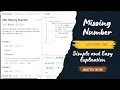 Missing Number LeetCode 268 Brute Force Better Optimal Solution in Java