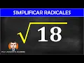 Square root of 18 Simplifying radicals