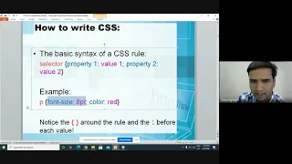 IWT Lecture 5 Introduction CSS CSS Type Inline CSS Internal CSS External CSS