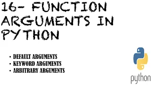 Function Arguments In Python Default Arguments Keyword Arguments Arbitrary Arguments