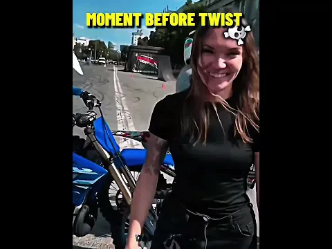🏍️ She gave him a challenge, and he nailed it! 🔥 #Stunt #Moto #Shorts #Viral