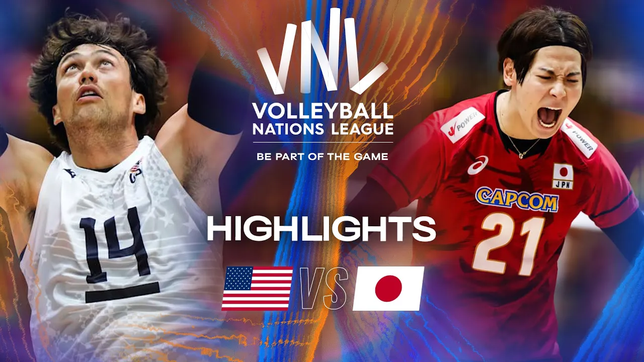 USA 🇺🇸 vs. Japan 🇯🇵 - Highlights | Week 3 | Men's VNL 2025