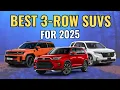 Top 10 BEST 3 Row SUVs For 2025 For Reliability Value