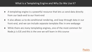 Advanced Server-Side Programming with Node js What is Templating and EJS packtpub com