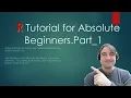 R Tutorial for Absolute Beginners
