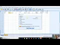 Coding Questionnaire in SPSS