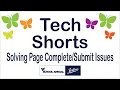 Solving Page Issues