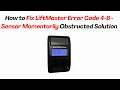 How to Fix LiftMaster Error Code 4-6 - Sensor Momentarily Obstructed Solution