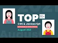 Top Animation and Hover Effects using CSS Javascript August 2021