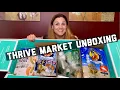 Thrive Market Unboxing - Organic Brands at Wholesale Prices
