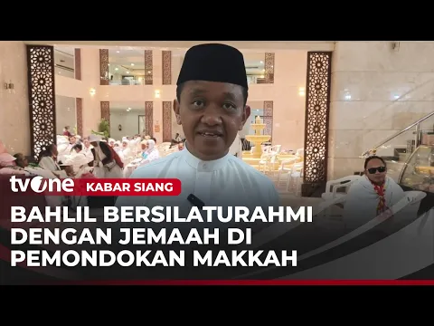 Menteri Bahlil Silaturahmi dengan Jemaah Haji