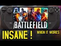Battlefield Series on LCD Steam Deck Is INSANE - 2042