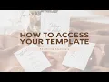 How to Access Your PRS Template - Bachelorette Itinerary