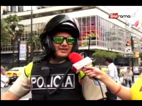 Marcador en las calles partido Ecuador - Chile