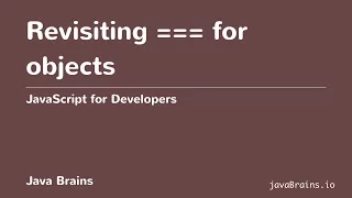 JavaScript for Developers 25 - Revisiting for objects