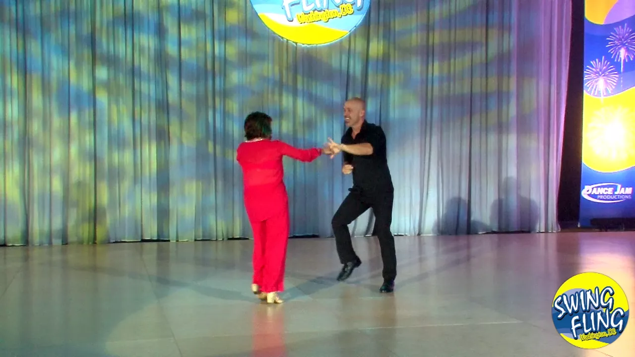 Swing Fling 2017 Pro Am Spotlight Michele Fischer with Robert Royston