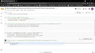 Natural language processing using a hashing vectorizer and tf-idf with python 2022