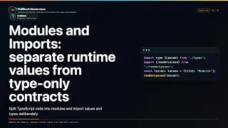 Modules and Imports Explained FullStack Masterclass TypeScript Course