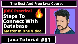 Java Tutorial Steps to Connect with Database Java Database Connectivity Practical part 81