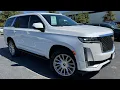 2023 Cadillac Escalade Premium Luxury POV Test Drive Review