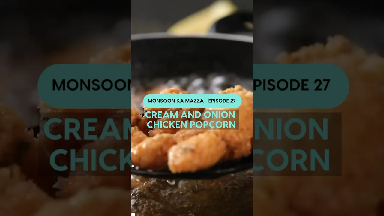 Crispy, juicy and flavourful chicken popcorn.. #shorts #youtubeshorts #monsoonrecipes