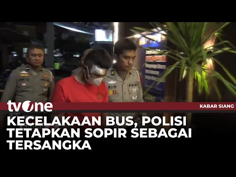 Sopir Bus Cahaya Trans Ditetapkan sebagai Tersangka