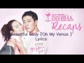 (JONGHYUN) - Beautiful Lady [Oh My Venus - Lyrics ]