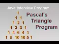 Pascal Triangle Program in Java D K Gautam