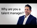 Kurt Patino Interview Why are you a talent manager