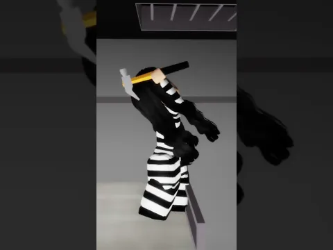 I escaped prison 😜😂 #roblox #robloxshorts #shorts 
