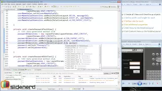 61 Relative Layout Using Java Building a Login Screen Part 4 Android UI Tutorial