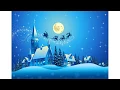 クリスマスの夜に見える風景、夜景、情景コレクション