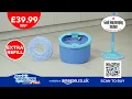 Spontex Aqua Revolution System X tra Mop Bucket TV Advert - 3 Minute
