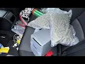 Car was towed in like this Weed is illegal in this state lol