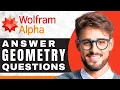 How to Answer Geometry Questions in Wolfram Alpha AI Wolfram Alpha AI For Beginners