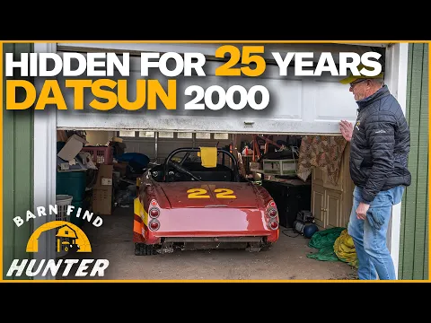 Download MP3 Legendary Race Car \u0026 Crazy Stories: Tom Bought Linda Sharp's Datsun 2000 Roadster | Barn Find Hunter