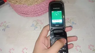 Samsung GT E1272 Incoming Call With Fake Call Blue Green And Skyline 
