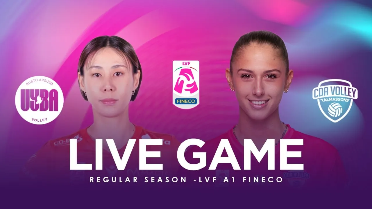 LIVE Busto Arsizio - Talmassons | 4^ Round, Serie A1 Fineco | Lega Volley Femminile 2026/27 2026-10-21 19:27