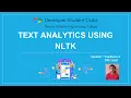 Text Analytics Using NLTK 01-05-2021