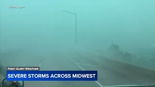 Severe storms across the Midwest