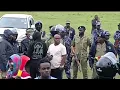 POLICE HAS ATTACKED H.E BOBI WINE WHEN HE WAS ON STAGE IN SHEEMA