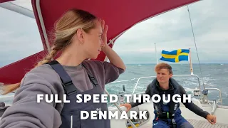 Surfing Waves at 12 Knots in Denmark | Sailing from Sweden to the Mediterranean (499 – 570 NM)