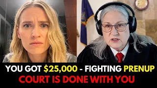 PRENUP DESTROYED MOM s Case - WANT EVERYTHING after 8 Months MARRIAGE