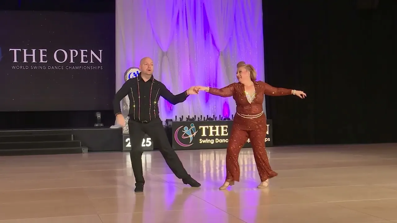 Matt Auclair and Tanya Wells Cranshaw - 2nd Place Pro-Am Sophisticated - Follower - The Open 2025